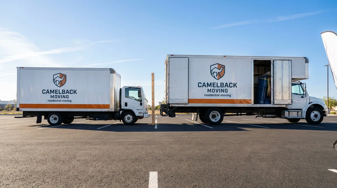 Moving truck size capacity guide in Wedowee
